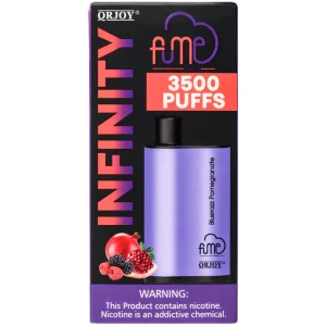 Fume Infinity BlueRazz Pomegranate Disposable Vape Review